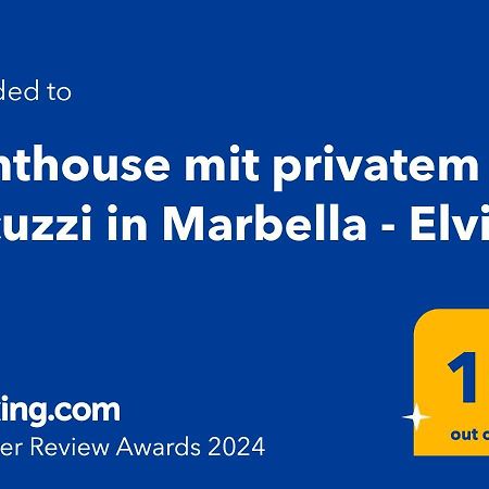 오옌 Penthouse Mit Privatem Jacuzzi In Marbella - La Mairena 아파트 외부 사진